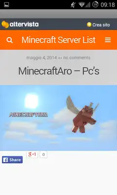 Play MinecraftListaServer