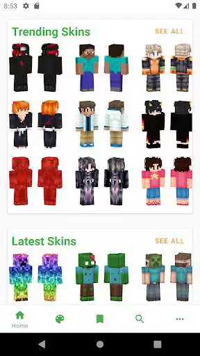 Minecraft Skin Library Minecraft Skin Library - Discover Minecraft skins online game with UptoPlay