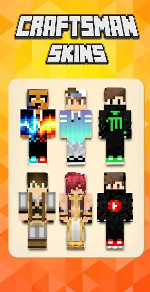 Play Minecraft Skins for Craftsman  and enjoy Minecraft Skins for Craftsman with UptoPlay