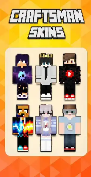 Play Minecraft Skins for Craftsman as an online game Minecraft Skins for Craftsman with UptoPlay