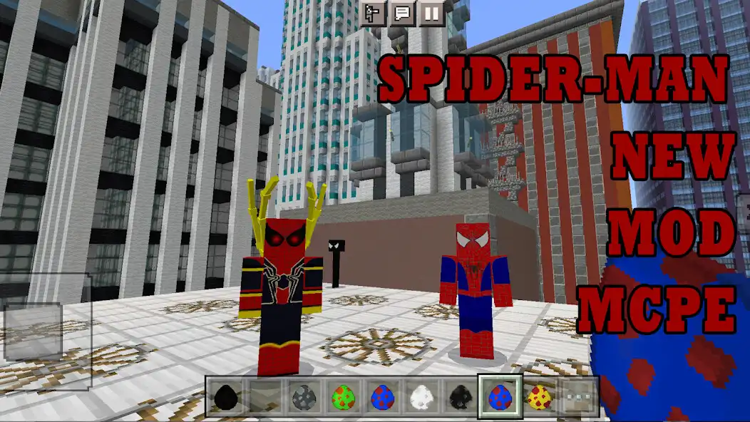 Play Minecraft Spider Man Mod  and enjoy Minecraft Spider Man Mod with UptoPlay