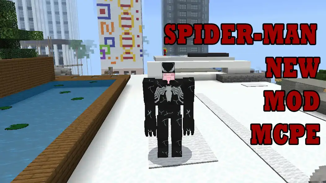 Play Minecraft Spider Man Mod as an online game Minecraft Spider Man Mod with UptoPlay