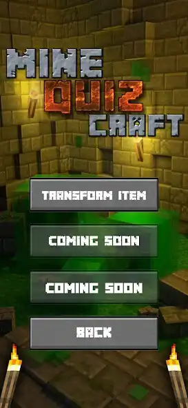 Play Mine Quiz Craft as an online game Mine Quiz Craft with UptoPlay