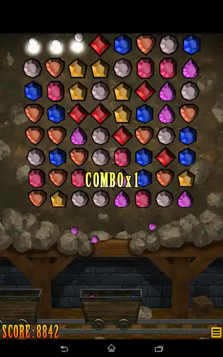 Play Mine Raider Match 3 Gems as an online game Mine Raider Match 3 Gems with UptoPlay