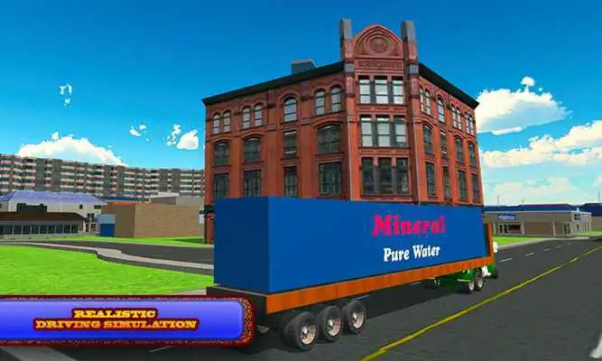 Play Mineral Water Delivery Truck  City Transport