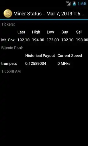 Play APK Miner Status  and enjoy Miner Status with UptoPlay com.trumpetx.minerstatus