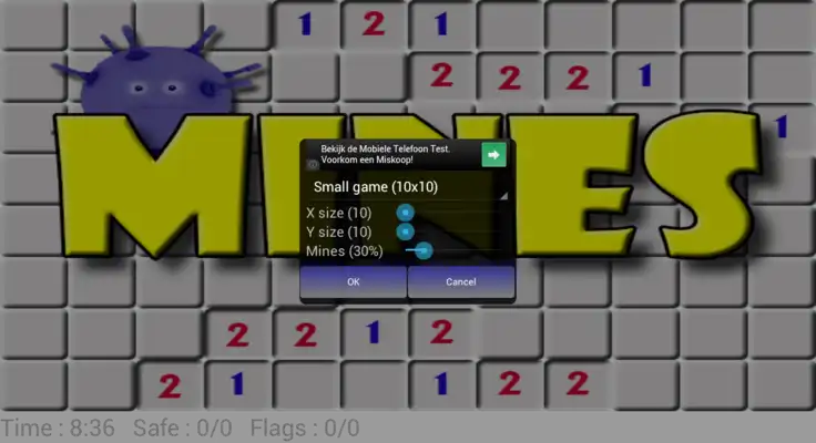 Play Mines (A.k.a. Mine sweeper)