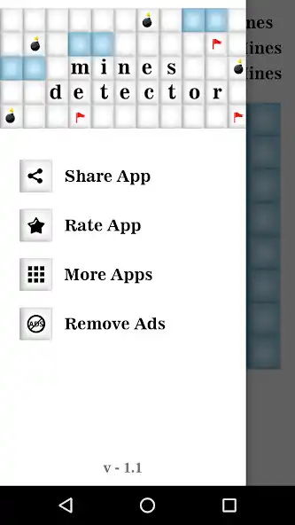 Play Mines Detector (Landmine Game) as an online game Mines Detector (Landmine Game) with UptoPlay
