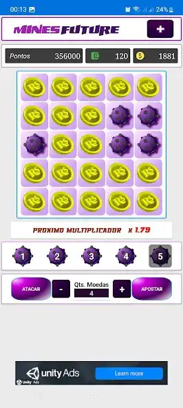 Play Mines Future 2 as an online game Mines Future 2 with UptoPlay