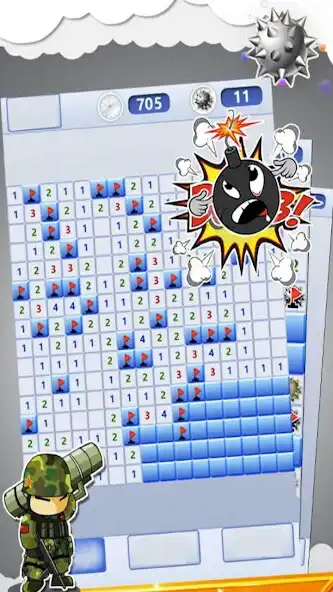 Play Minesweeper wars as an online game Minesweeper wars with UptoPlay
