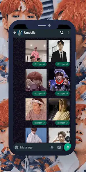 Play Mingi ATEEZ Animated WASticker  and enjoy Mingi ATEEZ Animated WASticker with UptoPlay