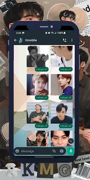 Play Mingyu Animated WASticker  and enjoy Mingyu Animated WASticker with UptoPlay