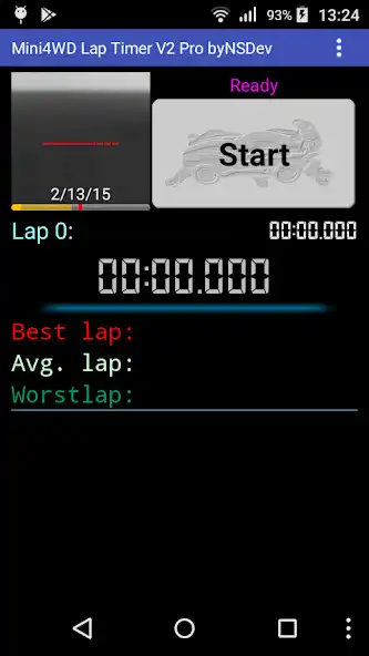 Play Mini4WD Lap Timer V2 Pro byNSDev as an online game Mini4WD Lap Timer V2 Pro byNSDev with UptoPlay