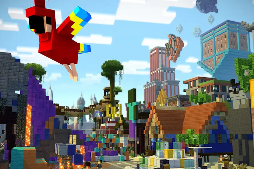 Play Mini Block Craft 2020: World Buillding Craft as an online game Mini Block Craft 2020: World Buillding Craft with UptoPlay