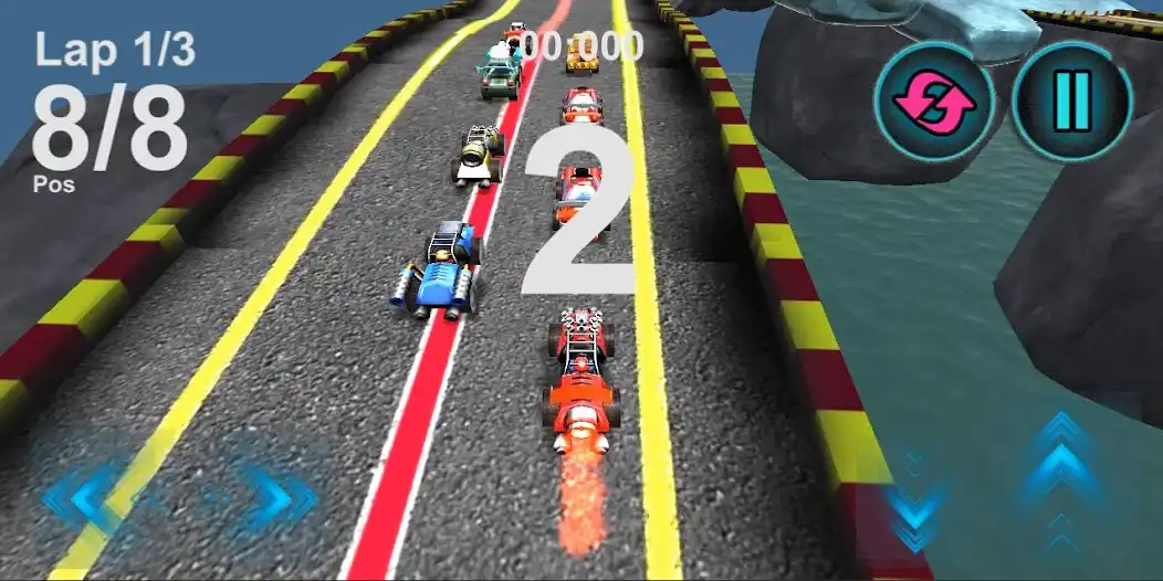 Play Mini Buggy Race Car 3D as an online game Mini Buggy Race Car 3D with UptoPlay