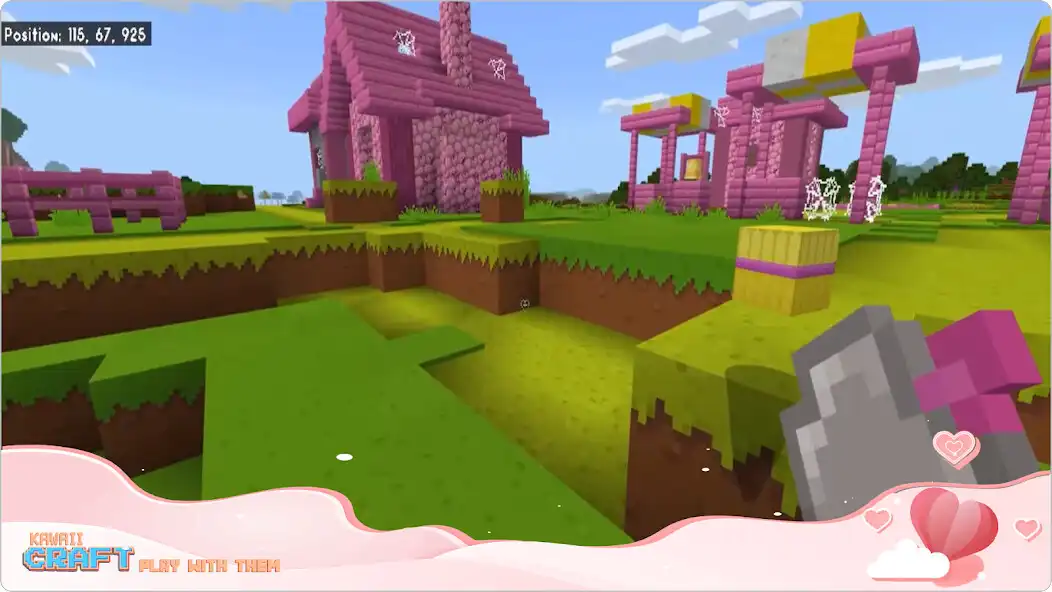 Play MiniCraft KawaiiWorld 3D as an online game MiniCraft KawaiiWorld 3D with UptoPlay
