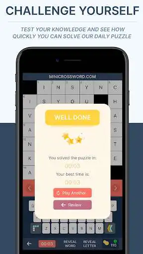 Play Mini Crossword - Daily Puzzles as an online game Mini Crossword - Daily Puzzles with UptoPlay