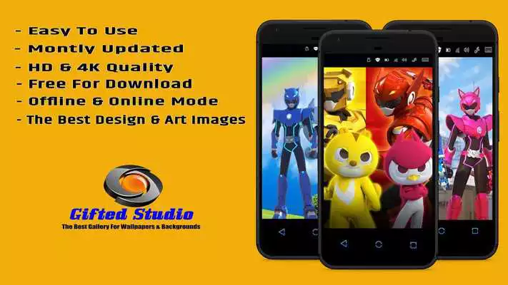 Play Mini Force Rangers Wallpaper
