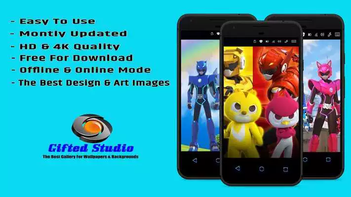 Play Mini Force Rangers Wallpaper