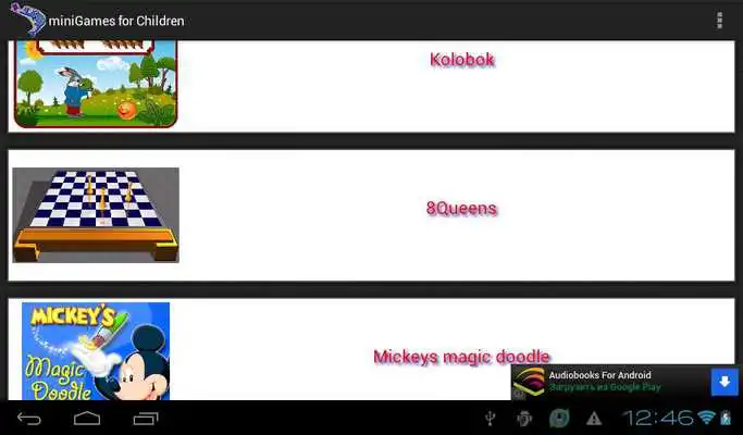 Play mini Games for Children