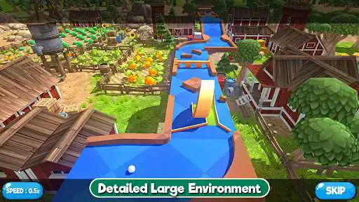 Play Mini Golf 3D Farm Stars Battle as an online game Mini Golf 3D Farm Stars Battle with UptoPlay