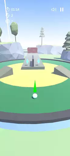 Play Mini Golf Adventure as an online game Mini Golf Adventure with UptoPlay