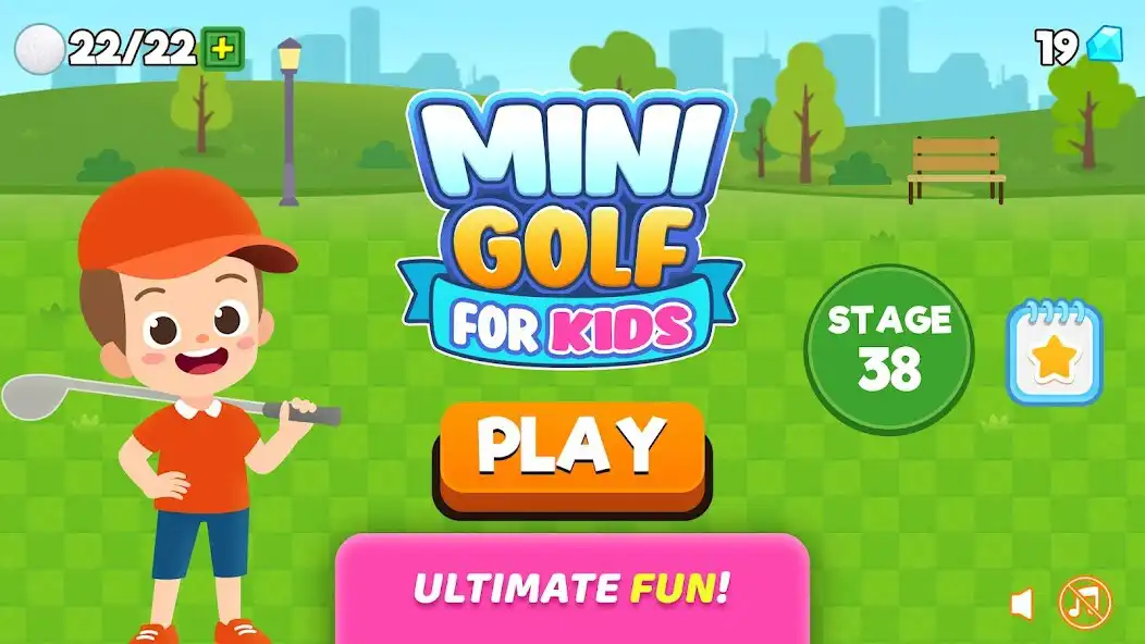 Play Mini Golf Game for Kids as an online game Mini Golf Game for Kids with UptoPlay