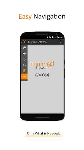 Play APK Minimal Browser Lite  and enjoy Minimal Browser Lite with UptoPlay com.aplustech.minimalbrowserxfree