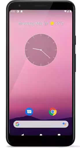 Play Minimal Clock Widget