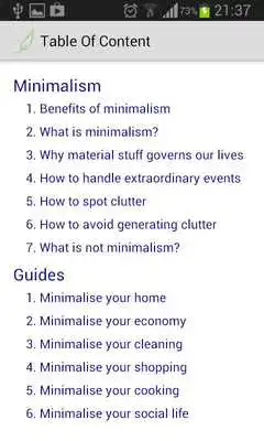 Play Minimalism - a practical guide