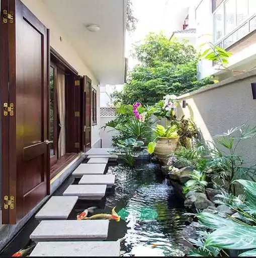 Play Minimalist Fish Pond Design as an online game Minimalist Fish Pond Design with UptoPlay