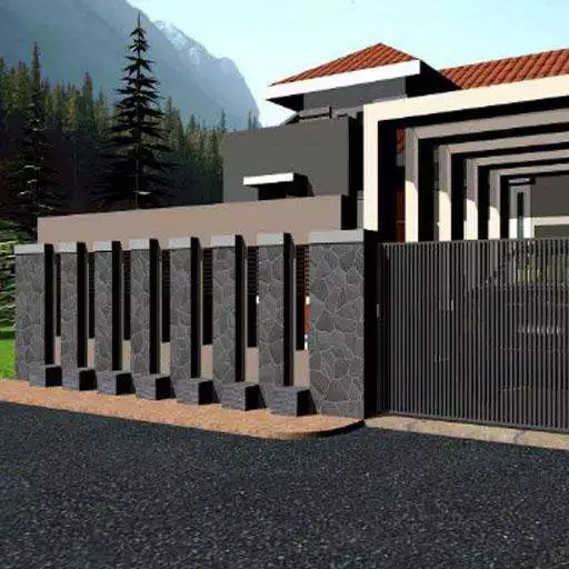 Play minimalist house fence design Play minimalist house fence design