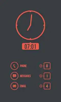 Play Minimal Red Theme UCCW SKIN