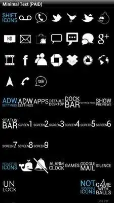 Play Minimal Text THEME - FREE