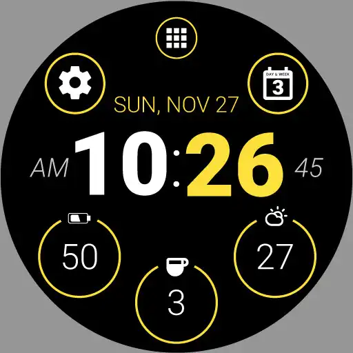 Play Minimal Watch Face by HuskyDEV APK