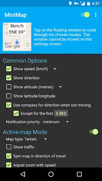 Play MiniMap: Floating map as an online game MiniMap: Floating map with UptoPlay