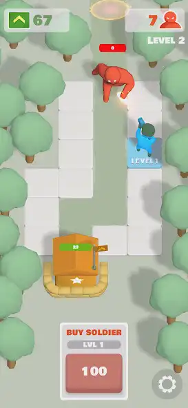 Play Mini Merge Soldiers  and enjoy Mini Merge Soldiers with UptoPlay
