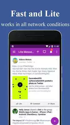 Play Mini Messenger - Lite Messenger