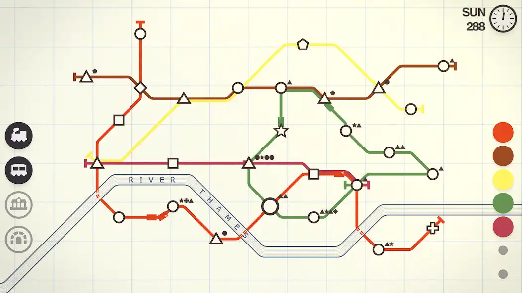 Play Mini Metro as an online game Mini Metro with UptoPlay