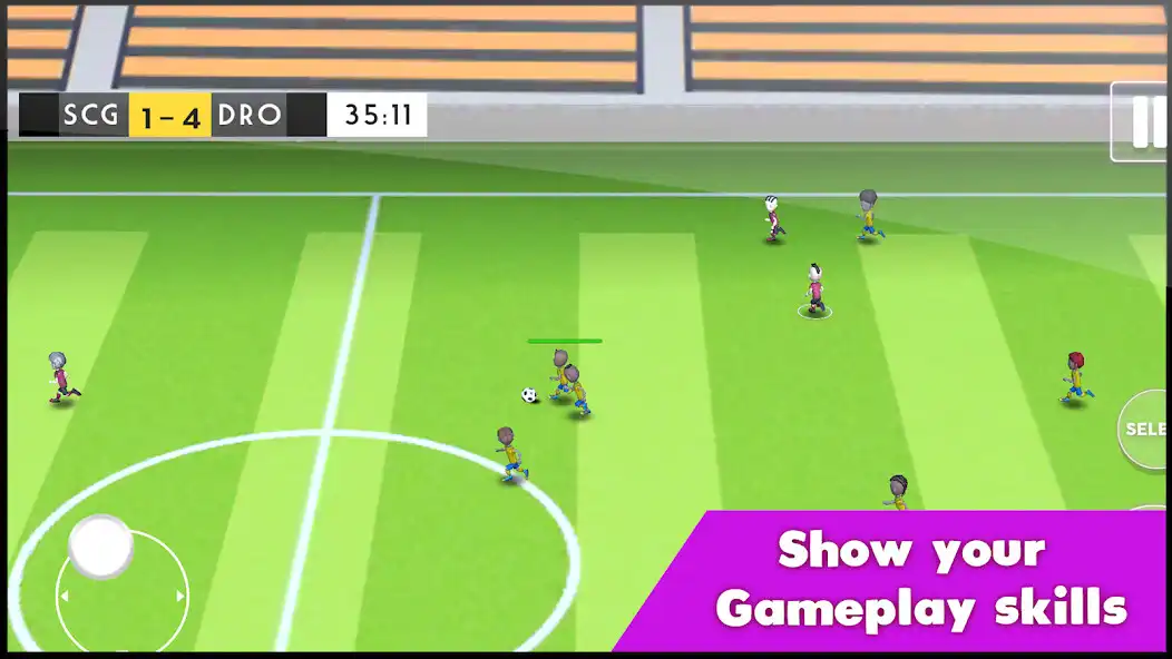 Play Mini Mobile Soccer as an online game Mini Mobile Soccer with UptoPlay