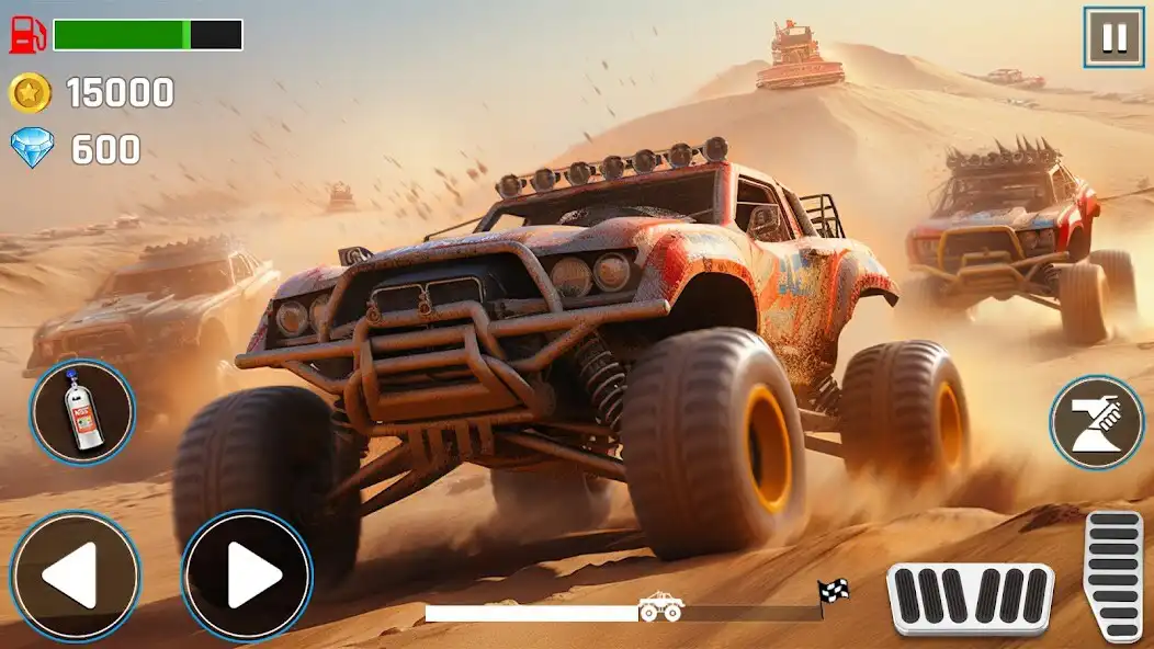 Play Mini Monster Truck Racing Game as an online game Mini Monster Truck Racing Game with UptoPlay
