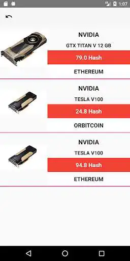 Play MINING GPU LIST as an online game MINING GPU LIST with UptoPlay