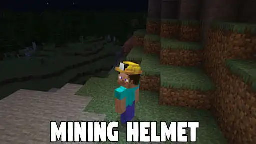 Mining Helmet Mod Minecraft PE online game with UptoPlay