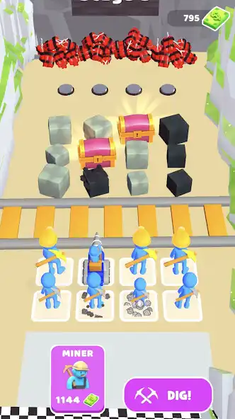 Play Mining Race as an online game Mining Race with UptoPlay