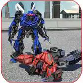 Free play online Mini Police War Robot APK