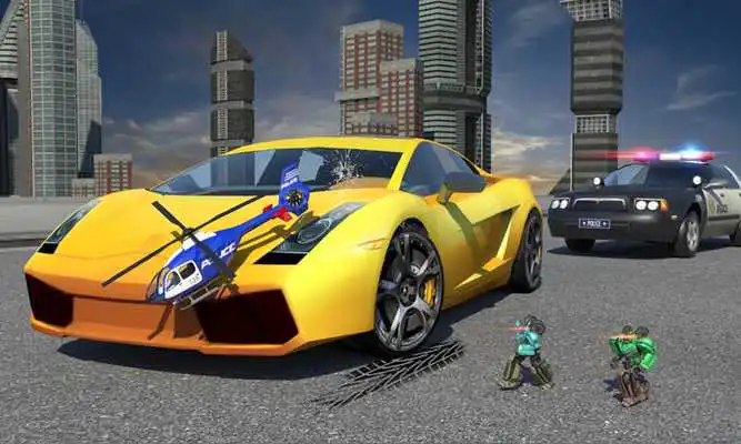 Play Mini Police War Robot