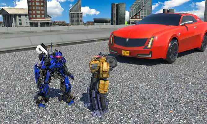 Play Mini Police War Robot