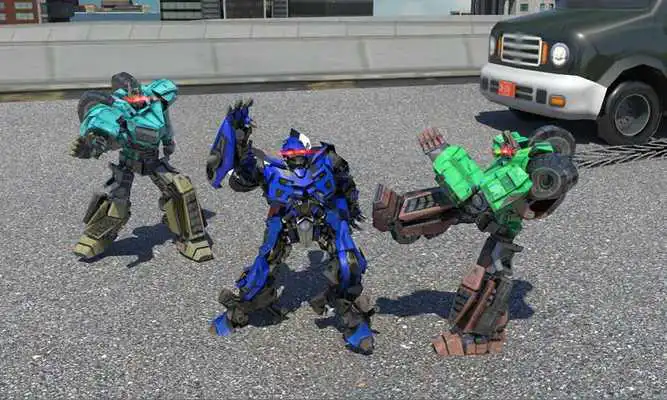 Play Mini Police War Robot