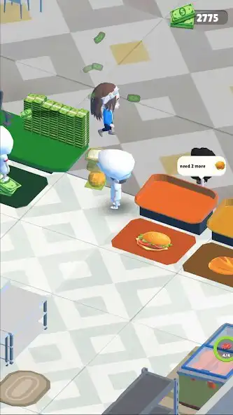 Play Mini Restaurant - Idle Kitchen as an online game Mini Restaurant - Idle Kitchen with UptoPlay