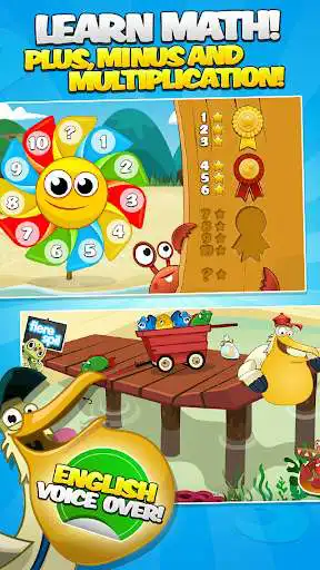 Play MiniSchool Lite (Math, Rhymes, Tell time, Colors) as an online game MiniSchool Lite (Math, Rhymes, Tell time, Colors) with UptoPlay
